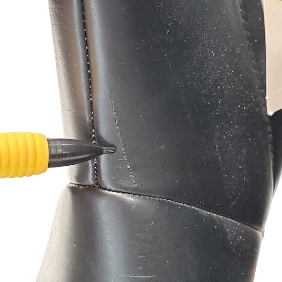 NWT Time and Tru Women's Square Toe Sz 8 Dress Boots WMTT42fM018l Booties Black - Picture 4 of 12